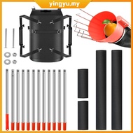 Fruits Catcher Basket Stainless Steel Fruits Picker Tool Length Adjustable Fruits Catcher Basket Eff