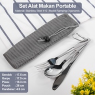 Portable Cutlery Stainless Steel 410 Cutlery Set
