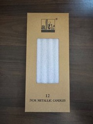 Allite 12 x 25cm metallic red candles 蠟燭