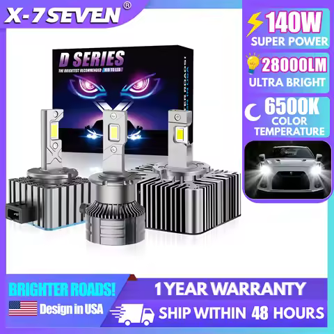 X-7SEVEN X-Apollo D Pro LED Headlight 140W 28000LM 6500K Canbus Decoder for Luxury Cars D1S/D2S/D3S/