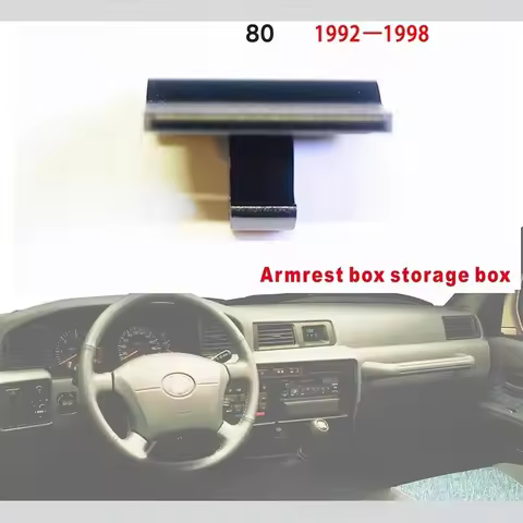 Armrest Box Buckle for Toyota Land Cruiser LC80 Aluminum Alloy Glove Box Lock Buckle FJ80 Land Cruis