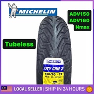 ADV150 ADV160 Nmax Michelin City Grip 2 Scooter Tayar Tyre Size 13 SKUTER 130 70 13 taya tires tubeless ADV NMAX155