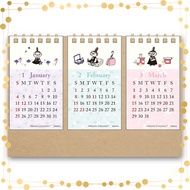 Gakken Sta-Full 2026 Moomin Calendar - Little My Edition, January Start