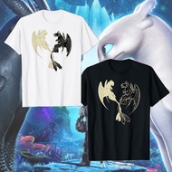 How To Train Your Dragon T-shirt Toothless T Shirt for Men Women Cotton Short Sleeve Baju Budak Lela