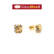22K Gold Two TOne Earstud