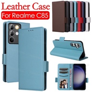 For RealmeC85 Flip Leather Phone Case For Realme C85 Pro C85Pro C85X C 85 RealmeC85 Pro RealmeC85Pro
