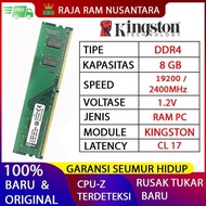 RAM PC KINGSTON DDR4 8GB 19200 / 2400 MHZ ORI RAM NB DDR4 8GB 2400 MHZ SAYSTORE07