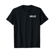 Men's cotton T-shirt SWAT Team Police Front Back Print SWAT Team T-Shirt Fast Shipping 4XL , 5XL , 6XL