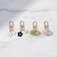 GANTUNGAN Initial Letter Bag Hanger Keychain