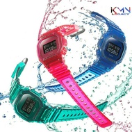 【3 VARIASI】JAM TANGAN G SHOCK SKELETON JELLY DW5600 PETAK MERAH/BIRU/HIJAU MEN DIGITAL WATCH GSHOCK 