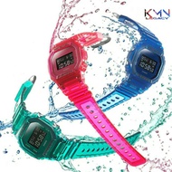 【3 VARIASI】JAM TANGAN G SHOCK SKELETON JELLY DW5600 PETAK MERAH/BIRU/HIJAU MEN DIGITAL WATCH GSHOCK MURAH