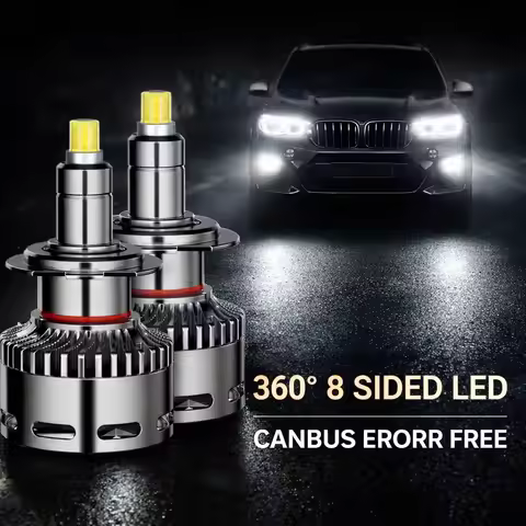Carlke H7 H11 Led Headlight 360 24V Truck Moto H1 H3 H4 Car Light Canbus 9005 Hb3 9006 Hb4 9012 Hir2