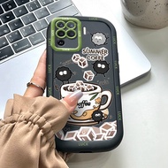 OPPO A94 Reno 5F Reno5 F Reno 5 Lite F19 Pro Silicone Case Creative Coffee