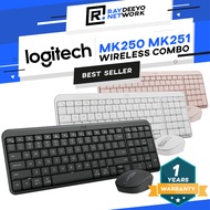 Logitech MK250 l MK251 Bluetooth Wireless Keyboard and Mouse Combo Compact Design, Long Battery Life