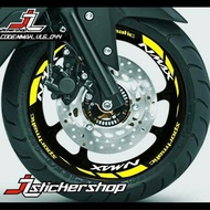 Aksesoris Motor NMAX - Stiker Motor NMAX - Striping Cutting NMAX Stiker Velg Yamaha NMAX Sportino –