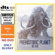 P808 Prehistoric Planet 3 Ice Age (2025) [5 EPISODES] (1 DISC) Documentary Dokumentari - Bluray