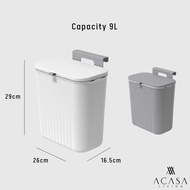 KOKEN Kitchen Trash Bin Minimalist Hanging Kitchen Trash Bin 7 L H56J