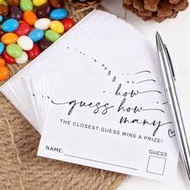 100/50/30pcs Game Cards Bridal Shower Game, Minimalist Bachelorette Party Game, Wedding Party Game, 