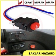TOMBOL Hazard button switch on off warning Light universal UNIVERSAL MOTORCYCLE HAZARD ON OFF SWITCH