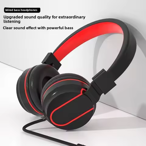 Gaming Headphone Gamer Wired Headset Stereo Game Cat Earphone PC Earbud with Mic for Tablet Fifa hea