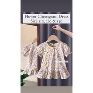 Modern Children's DRESS/MODERN CHEONGSAM/FLOWER CHEONGSAM Children's DRESS