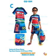 Mcqueen swimsuit + bag