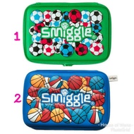 HIJAU Smiggle Double Hardtop Funk Ball - Smiggle Pencil Case - Dark Green Limited Stock