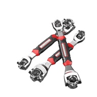 [.666.]Multifunctional Socket Wrench Set 52 in 1 No. 10 17mm Eight in 1 Universal Wrench Tool