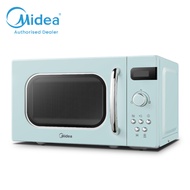 Midea 21L Light Retro Green Quick Defrost Microwave Oven AM820C2RA
