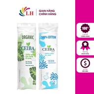 CEIBA Tree cotton makeup remover pads (80 pieces)