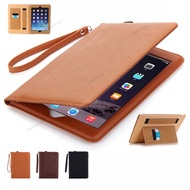 For Ipad Pro 12.9 2022 6th 5th 4th 3rd Gen 12.9 Inch Leather Protective Case with Strap For iPad Pro
