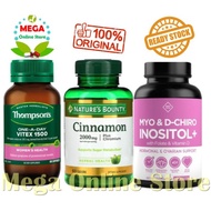Paket Pcos Thompson Vitex + Cinnamon + Optify Myo + Dchiro Inositol +