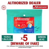ADVENTURER Utility Envelope Envelopes Horizontal UE-H2 fit A5 Documents 18x26cm 7.08x10.23in - 5 Pcs