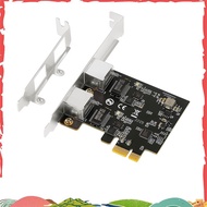 2.5G Gigabit Network Card Adapter with 2 Ports 2500Mbps PCIe 2.5Gb Ethernet Card Plastic+Metal RJ45 