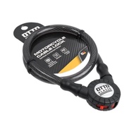 Klasse 1.2x65 Cm E-Keys Motorcycle Padlock - Grey SMOKE
