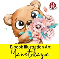 Illustration Art -Yanetskaya Illustration / PDF Digital download product