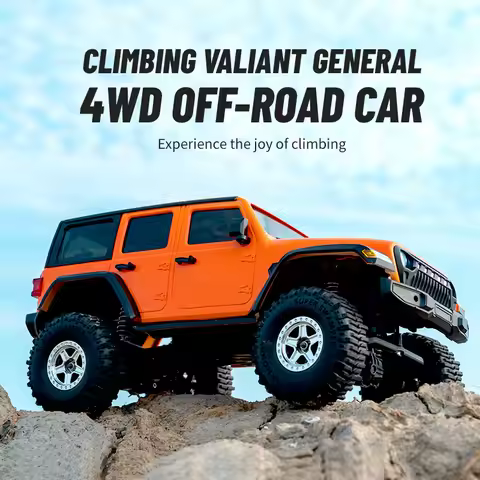 JJRC C8801 1:18 RC Crawler Car 4WD Off Road Truck with LED Lights High Torque Climbing Car Simulatio