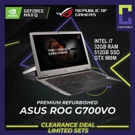 [Refurbished] ASUS ROG G700V0 + External Liquid Cooler + Travel Case Gaming Laptop