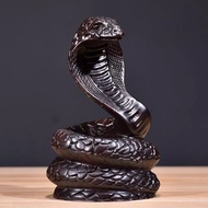 Ebony Wood Carving Snake Ornaments Ebony Wood Carving Snake Ornaments Solid Wood Zodiac Wooden Snake