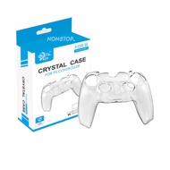 IINE KJH PS5 Controller Crystal Clear Case Transparent Hard Protective Cover Dockable Shell L551