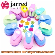 JARRED Flower Furador, Random Color 7*6*4cm DIY Paper Cut Puncher, Punches Maker Labor Saving Creati
