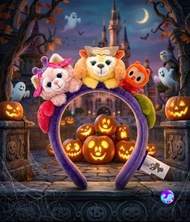 特價 香港迪士尼樂園 Duffy and Friends Halloween Time 萬聖節 玲娜貝兒 Linabell 花仙子 可琦安 CookieAnn Cookie 廚師狗 餅餅 餅姐 貓頭鷹