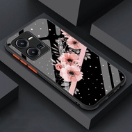Softcase Glass Kaca VIVO V25 V25E TERBARU [M215] MOTIF STRIPES NATURE - SOFTCASE VIVO TERBARU - MIKA
