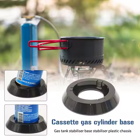 Butane Cylinder Stable Base Portable Cassette Butane Gas Tank Holder Practical Camping Air Tank Supp