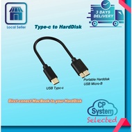 HardDisk Cable, Type-c to Micro USB-Type-B Cable,