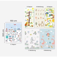 ❤ IJN ❤ EVAMATIC MATRAS LIPAT Playmat Bayi Karpet Lipat Anak lebih tebal Kualitas tinggi 180 x 200cm