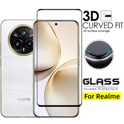 Full Cover Glass For Realme 14 Pro Plus Tempered Glass Realme 14 Pro Plus Screen Protector Protectiv