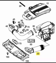 ท่อหม้อกรองอากาศแท้ พร้อมจัดส่ง เหมาะสำหรับ Mercedes Benz W204 W212 W207 รุ่นอื่นๆ (เครื่อง M271EVO)