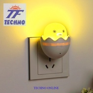 CAHAYA Sleeping Lamp with Light Sensor Duck Egg Model Duck Lamp