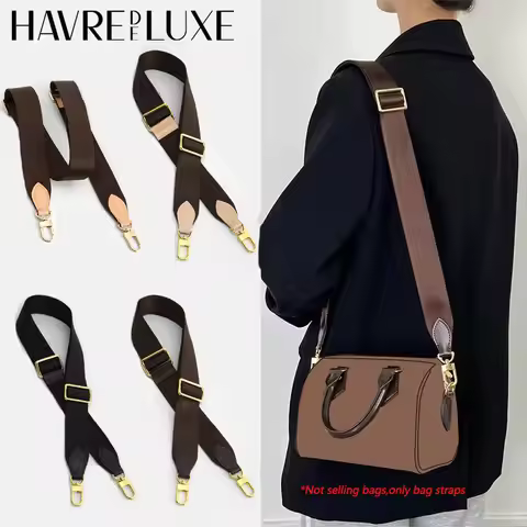 Canvas Adjustable Bag Strap For LV Speedy20 Shoulder Strap Fashion Replacement Bag Belts Handle Cros